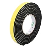 uxcell スポンジテープ　フォームテープ　自己粘着テープ　片面　耐震性　3m長さ　18mm幅　5mm厚さ