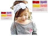 Lovely Cool 5本の女の子の赤ちゃんのヘッドバンド/ヘアバンド幼児のレースの弓のヘアバンドアクセサリーのセット。