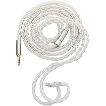 moondrop Liebesleid 4.4mm仕様+3.5mm変換ケーブル Amazon | Moondrop Line K アップグレードケーブル 高純度銅銀
