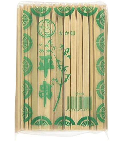 Amazon.co.jp: 五平 Mochi Picks (Bamboo 平串) 19 cm of 50