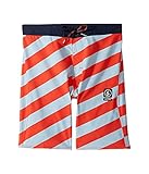 (ボルコム) VOLCOM キッズ水着・ボードショーツ Stripey Half Stoney Boardshort (Little Kids/Big Kids) Bright Orange SM n