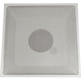 24" x 24" T-Bar Drop Ceiling Perforated Return Grill - Metal Back Casing - With 14" Collar [並行輸入品]