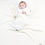 赤ちゃんの秋と冬のニットウール毛布子供の母性と子供の供給毛布 (ベージュ)