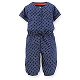 Carter's (カーターズ) :: ロンパース カバーオール 長袖 綿100% :: 1-Piece Poplin Jumpsuit :: 3M (55-61cm) :: 55-61 cm :: 
