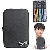 彫刻刀セット Dカービング ２WAY GRIP彫刻刀 安全ガード付き 義春刃物 よしはる 小学校 (右利き用)