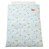 baby.e-sleep(ベビーイースリープ)ともだち®ダブルガーゼお昼寝ふとん5点セット(ラムネ)