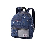 mikihouse Double_B(ミキハウスダブルB)デニムパッチワークリュック サイズ無し,インディゴブルー