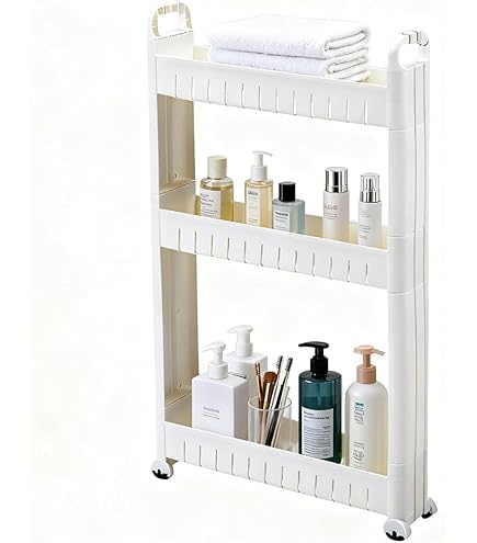 Amazon.co.jp: REENEW キッチンワゴン キッチンラック スリム 収納