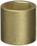Ampco Safety Tools SS-3/4D35MM Socket, Standard, Non-Sparking, Non-Magnetic, Corrosion Resistant, 3/