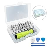 powseed 精密ドライバーセット 30ビット+1ホルダー+1六角棒 DIY 修理工具5キット 全37in1 修復ツール スクリュードライバー　トルク 多機能 パソコン カメラ 腕時計 メガネ ip
