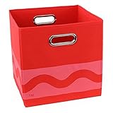 Modern Littles Crayola Tone Serpentine Storage Bin Red [並行輸入品]