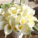 chartsea 5 pc人工フェイク花カラーリリー柄フェイク花ウェディングホーム装飾ブーケ Height:about 36.5cm flower . about 9*6cm