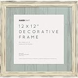 Kaisercraft Frame, 12" x 12", Antique White Distressed [並行輸入品]