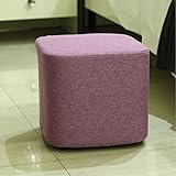 yazi-スツール オットマン リラックス足載せ椅子 チェア 玄関 キッズルーム ウェイティングルーム パウダールーム パープル