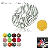 ランフィー 30-10000 粒ダイヤモンドウェット研磨パッドホイール 125 mm 大理石コンクリート花崗岩
