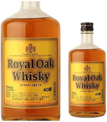 Amazon.co.jp: ロイヤルオーク 銀ラベル ウイスキー 37度 700ml : 食品