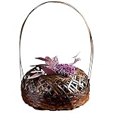 山下工芸(Yamasita craft) 染竹うずら編手付 箱入