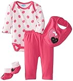 BON BEBE Baby-Girls Newborn So Lovely 4 Piece Pant Set Multi 3-6 Months [並行輸入品]