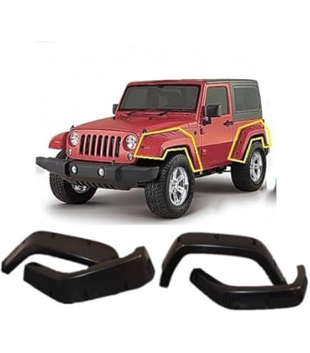 Amazon | JKラングラー 50mmワイド TRCフラットフェンダー