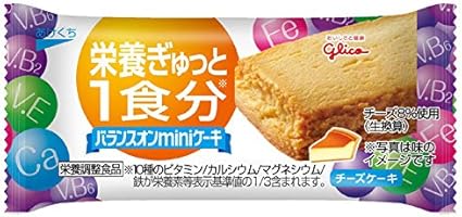 江崎グリコ バランスオンminiケーキ チーズケーキ 20個