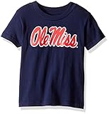NCAAミシシッピOld Miss Rebels幼児用半袖PrimaryロゴTシャツ、2t、ダークネイビー