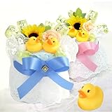 アヒルちゃんベビーのおむつケーキ・ミニ[３色]お風呂オモチャ ヒヨコ [ライト]