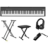 【スタンド&椅子＆ペダルセット】Roland ローランド 電子ピアノ デジタルピアノ ポータブル 88鍵盤 グランドタッチ FP-30X (BK ブラック)