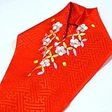 七五三 7歳3歳女児半衿 3色/赤