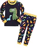 [Vaenait Baby]キッズ子供ベビー服綿100％ルームウェア長袖パジャマ寝間着上下セット Buddy Dino S