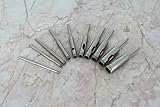TEMO 10 pc 3-12mm premium diamond coated drill hole saw 1/8" shank for Dremel [並行輸入品]