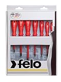 Felo 0715751401 Set of 7 Insulated Phillips & Slotted Screwdrivers, 613 Series [並行輸入品]