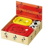 スケーター フードコンテナ & おしぼり ギフトセット 1000円 ミッキー フェイス ディズニー 日本製 SET926