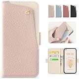 CASSYOOK 適用 oppo reno9 a / reno7 a ケース 手帳型 おっぽ スマホ reno9 a / reno7 a ケース 高級PUレザー oppo reno7a スマホケース oppo reno9a ケース 耐衝撃 カバー 表面ポケット便利 カード収納 スタンド機能(ライトピンク)