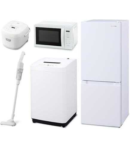 Amazon | アイリスオーヤマ 家電3点セット 冷蔵庫 162L 洗濯機