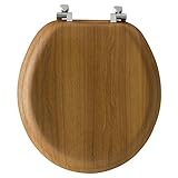 Toilet Seat RndオークVNR by Bemis mfrpartno 9601 cp-263