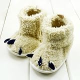 （セ・ミニョン）C'est mignon　ベビーシューズ　ファーストシューズ　ブーツ　マジックテープ　ベア　ベージュ (11cm)