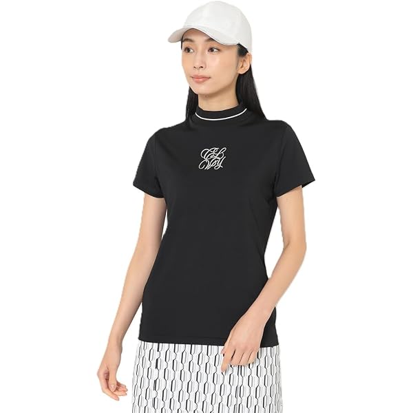 Amazon.co.jp: Callaway Women's Short Sleeve Mock Neck Shirt (Brand