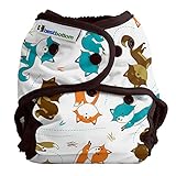 Best Bottom Cloth Diaper Shell-Snap, Fox Trot by bestbottom