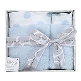 Little Giraffe / リトルジラフ Chenille New Dot NDCMBY BLANKETベビーブランケット(カラー：Blue)