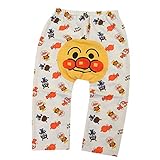 アンパンマン ズボン モンキーパンツ 総柄ヒップフェイス 80cm 90cm 95cm pz-ap07(ベージュ95)