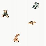 York Wallcoverings bs5530 Room to Grow Stuffed Animalスポット壁紙、 BS5530 1