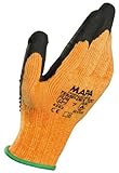 MAPA Temp-Dex Plus 720 Nitrile Mediumweight Glove, 10-1/4 Length, Size 9, Orange (Pack of 1 Pair) by