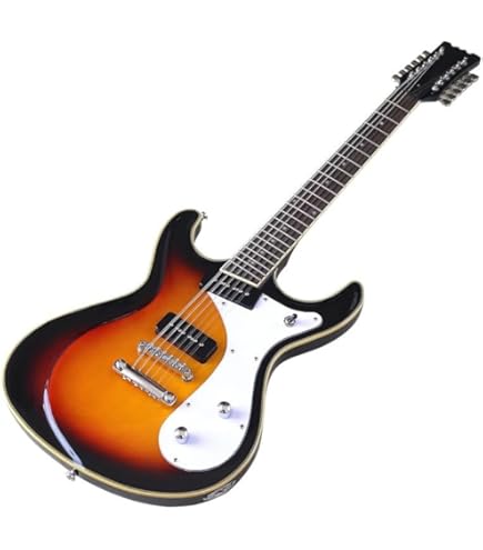 Amazon | セミホロウボディ 12弦 Fホール エレキギター マホガニー