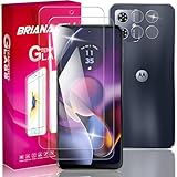 Briacicell 対応 Motorola Moto g64 5G/g64y 5G用の ガラスフィルム (2枚) + Moto G64 5G/Moto G64y 5G 用のカメラフィルム (2枚)【日本旭硝子製 9H強度】Moto g64 5G/g64y 5G フイルム 強化ガラス 高透過率 高感度タッチ 貼り付け簡単 飛散防止 衝撃吸収 指紋防止 ラウンドエッジ加工
