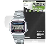 ミヤビックス CASIO Collection STANDARD A168WA 対応 保護 フィルム PET製 高硬度 9H 光沢 強化ガラス同等の硬度 日本製