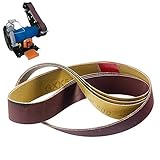 3パック1 "x 30"サンディングベルト、800グリット、AL酸化物760 x 25mm