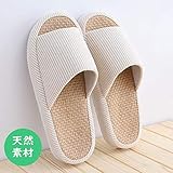 スリッパ 室内 男女兼用 ルームシューズ 洗えるスリッパ 綿麻おしゃれ 天然素材抗菌防臭 滑り...