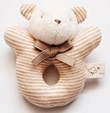 オーガニック　ラトル・クマ　育児工房　日本製　布おもちゃ