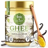 4th & Heart Ghee Butter, Vanilla Bean, 9 Ounce by 4Th & Heart