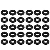 uxcell Oリング ガスケットリング NBR素材 ブラック 内径2.2mm 幅1.6mm 30枚入り